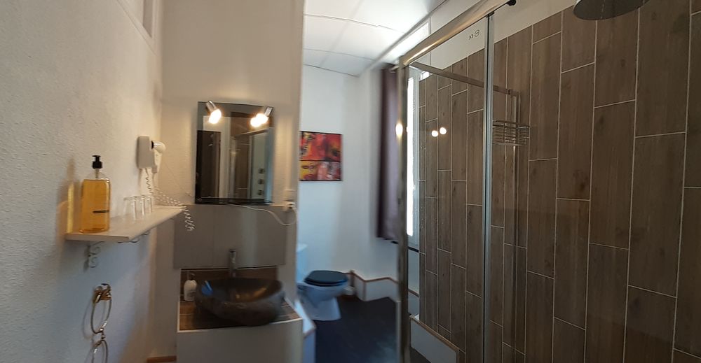 Salle de bain - © Hôtel des Alpes Serres