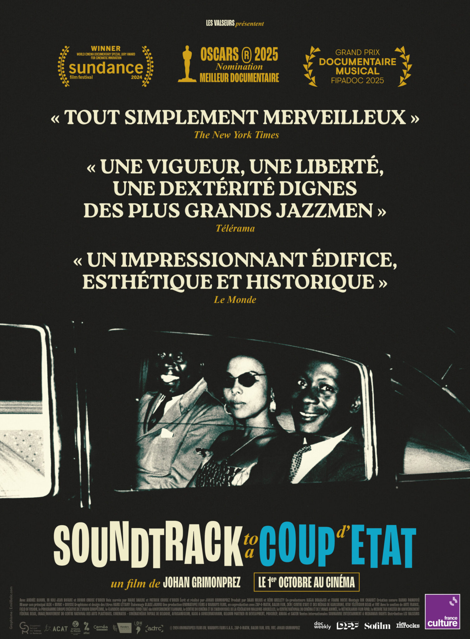 Projection cinéma du film "Soundtrack to a Coup d'État" (suivie d'un échange et d'un apéro)