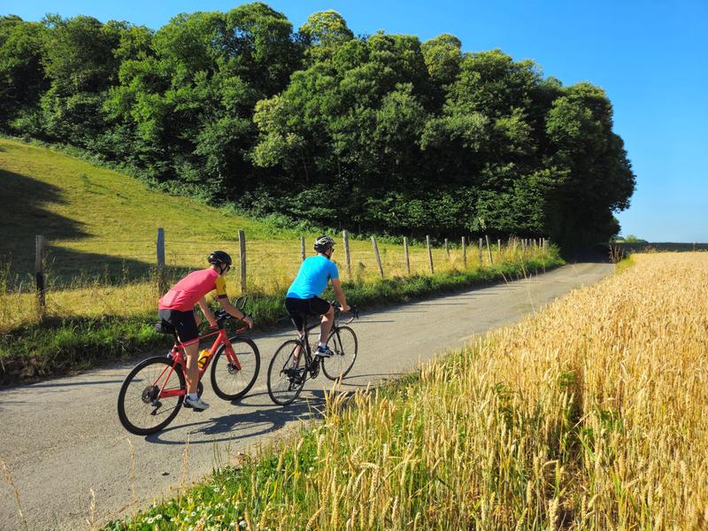 2 cyclistes en Vaulserre