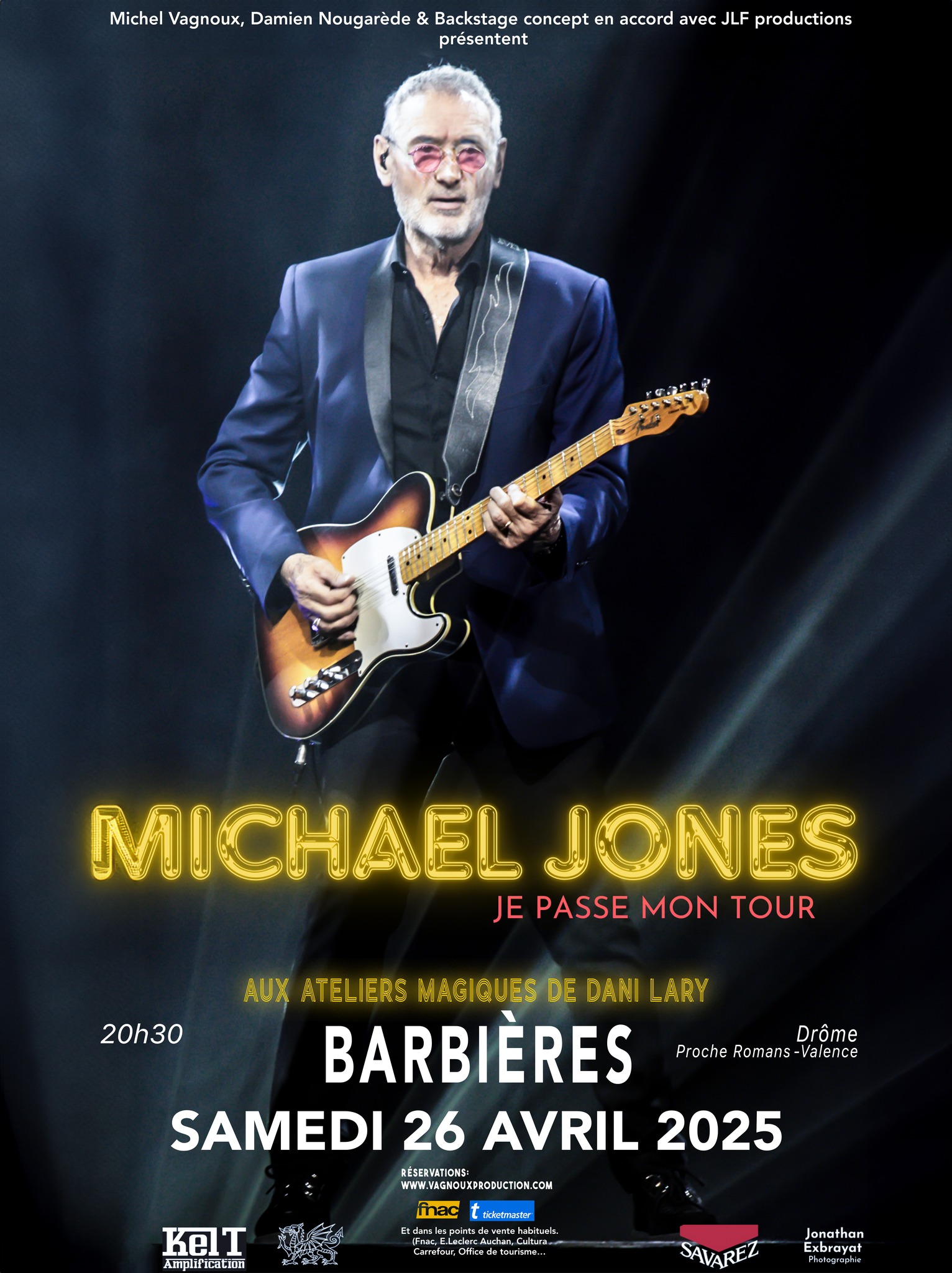 Changement de date : Concert de Michael Jones