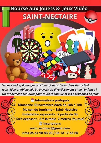 Bourse aux jouets et jeux vidéo