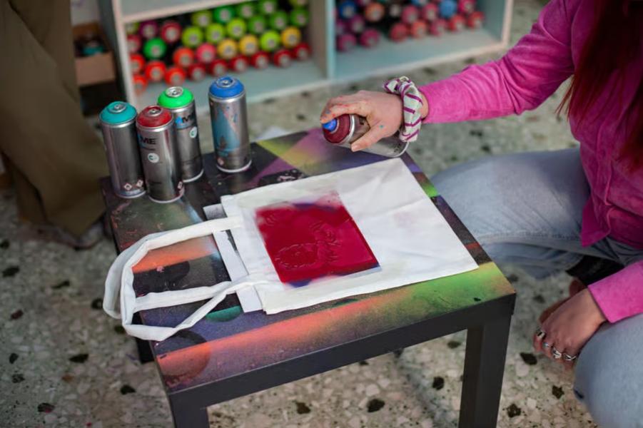 Graffiti Tote Bag Customization