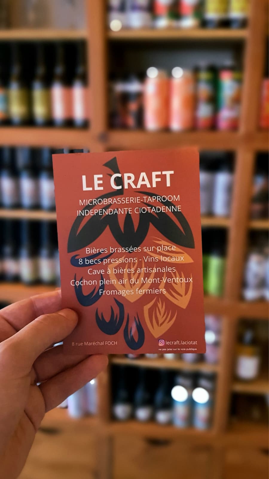 Microbrasserie-taproom indépendante ciotadenne Le Craft