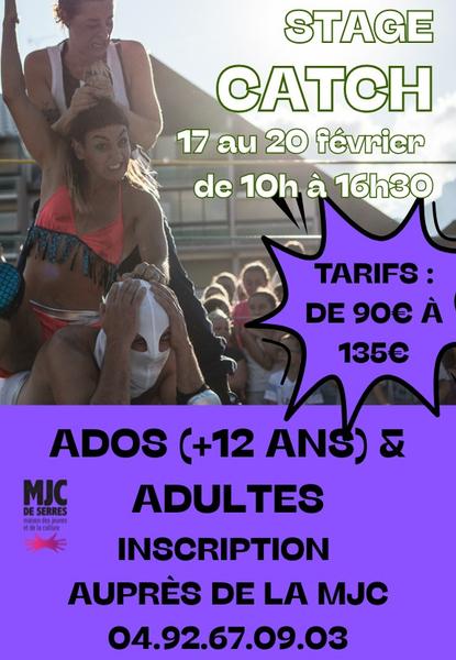 Stage de catch_Serres - © MJC de Serres
