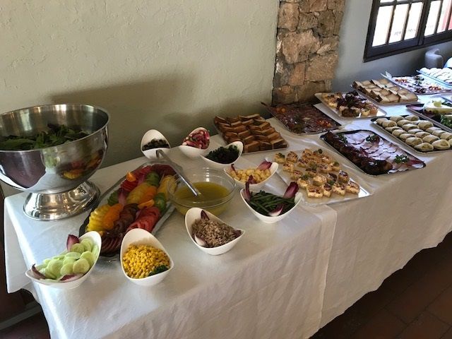 buffet reception | les pins blancs en provence buffet reception