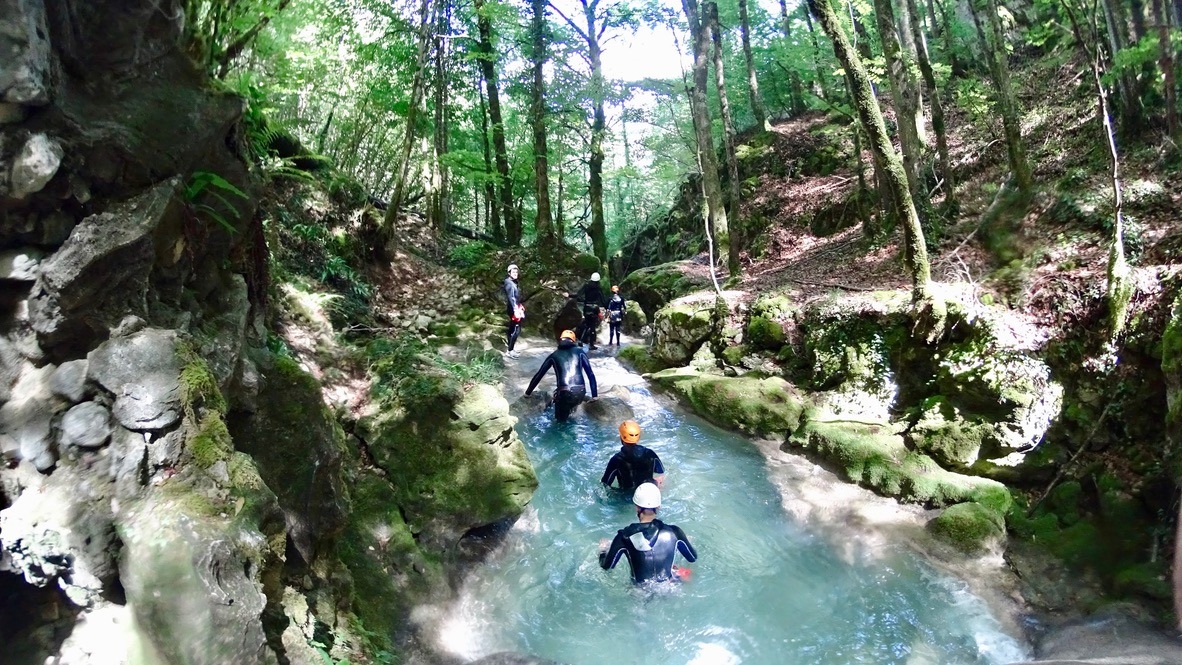 Canyoning à Chaley