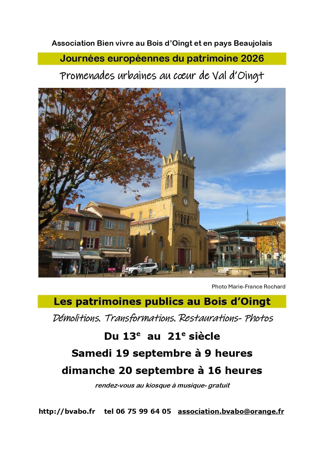 Promenade urbaine commentée_Val d'Oingt