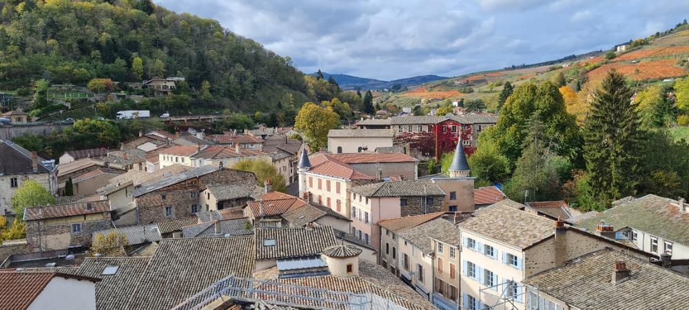 Vu du clocher à l'ouest