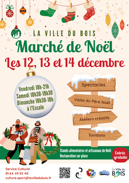 Marché de Noël - La Ville du Bois 