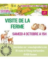 Visite de la ferme de la Girodière