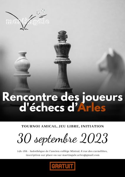 Rencontre des joueurs d'échec d'Arles