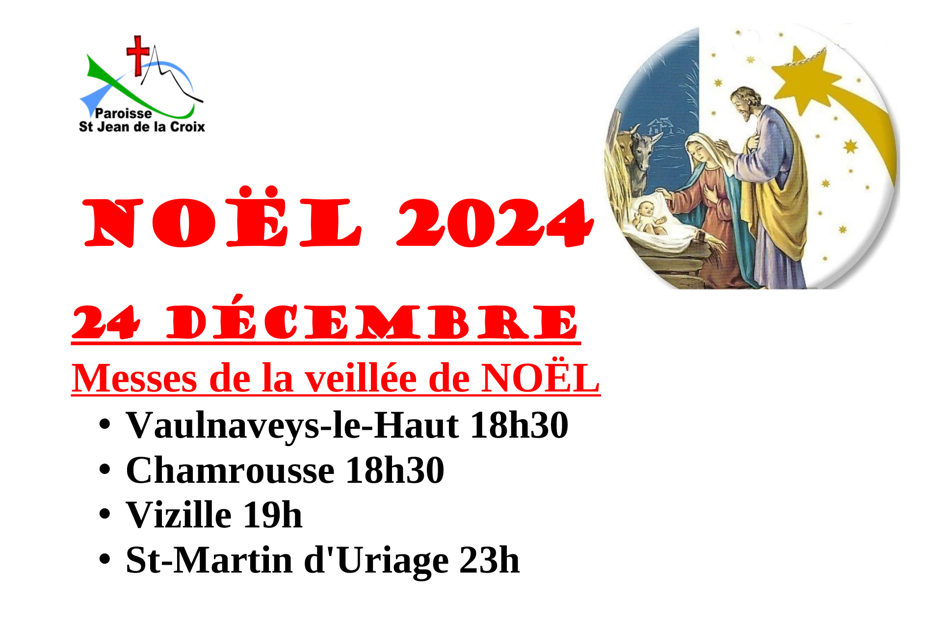 Messe Noël 2024 Chamrousse