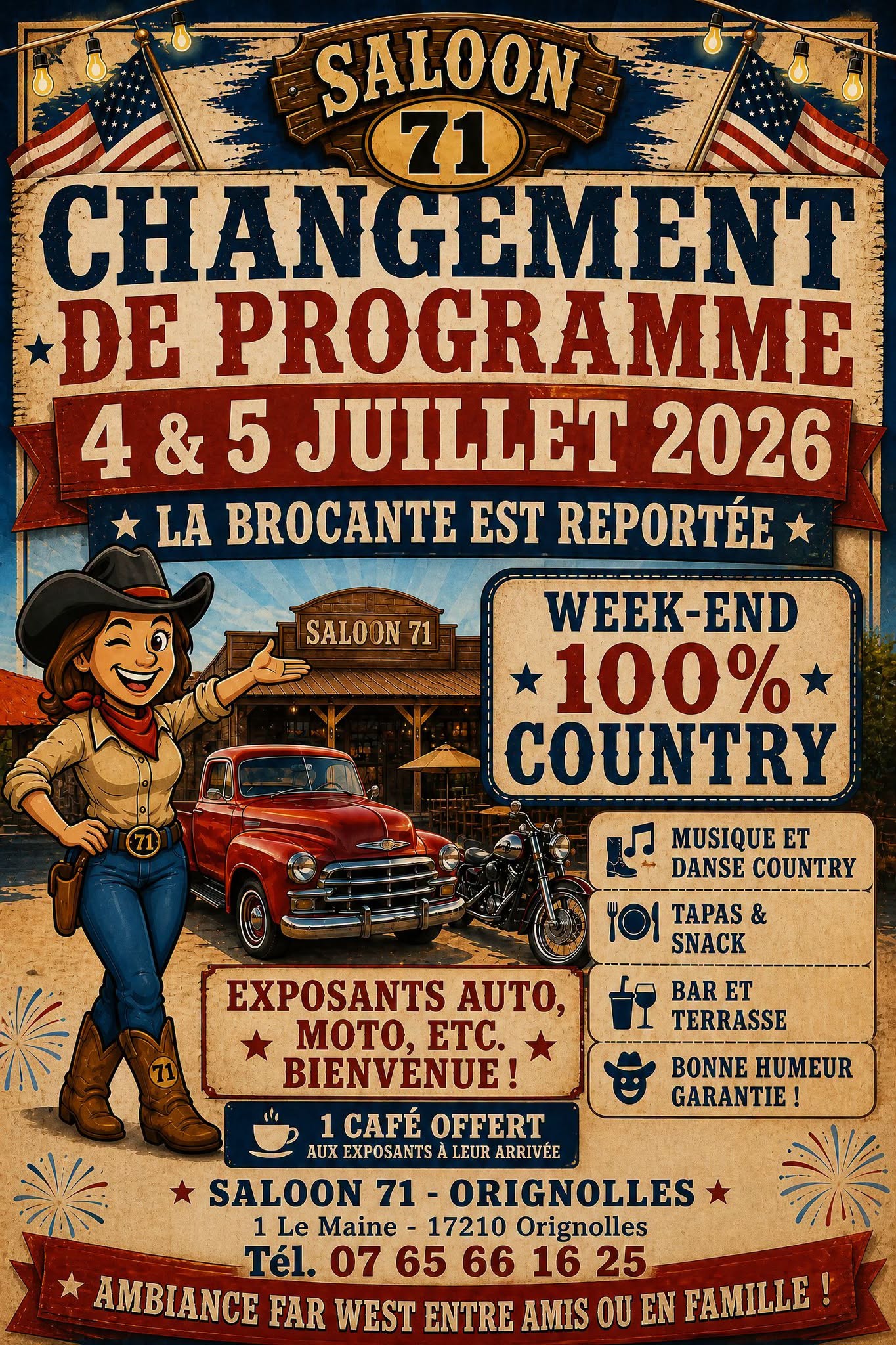 Ambiance Country au Saloon
