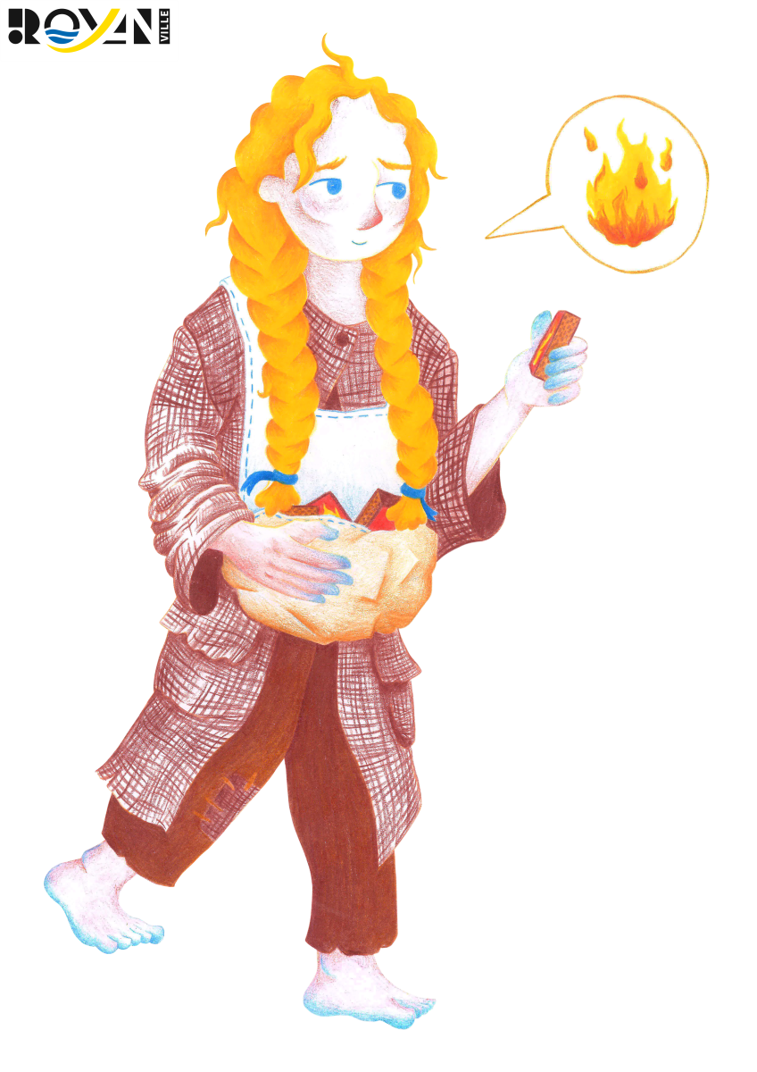 Projection animée - La petite fille aux allumettes