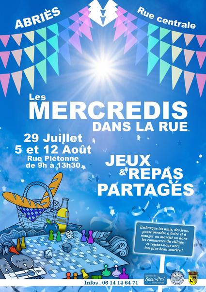 Les mercredis dans la rue