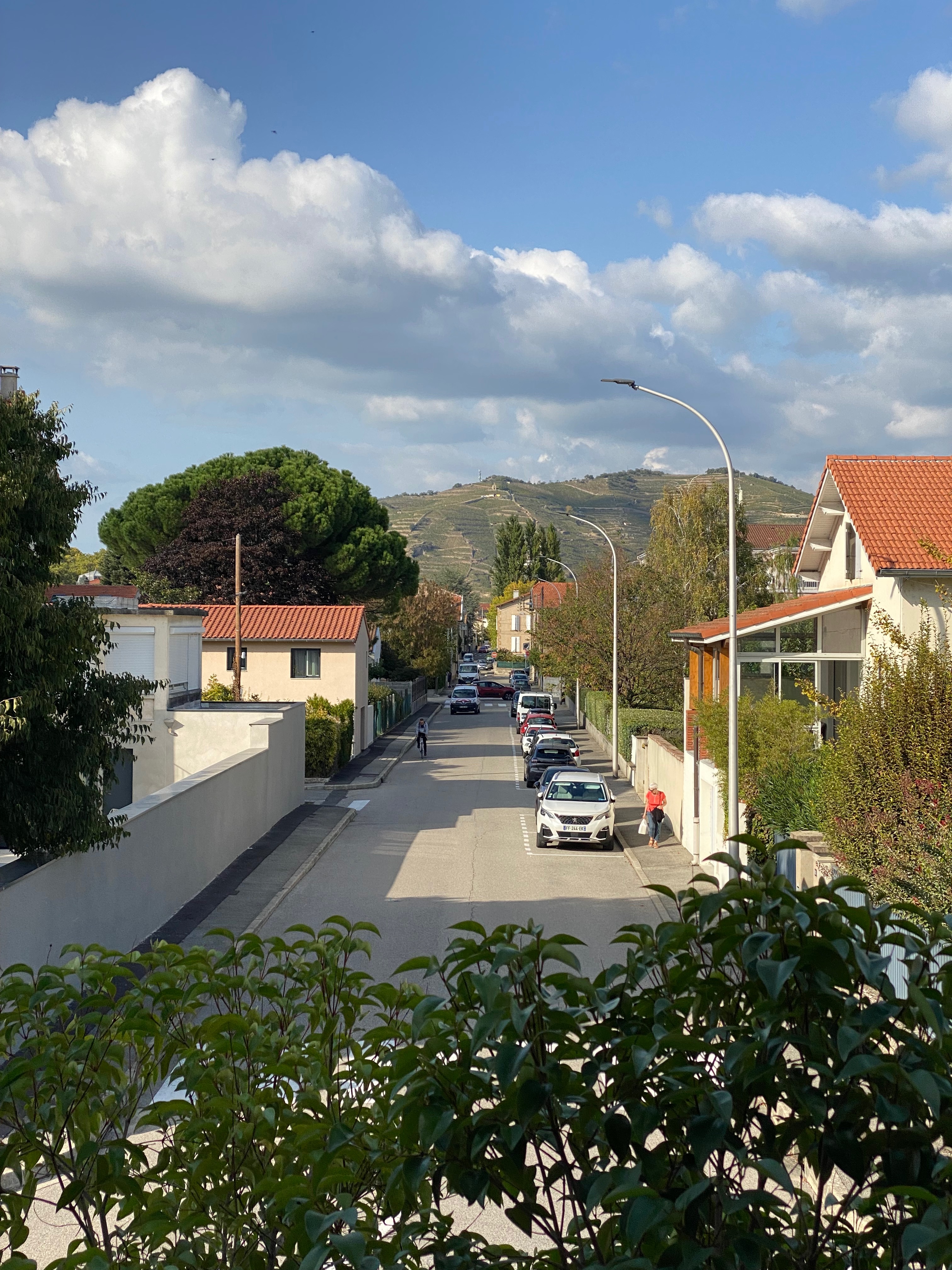 Vue d'une chambre sur la Colline de l'Hermitage