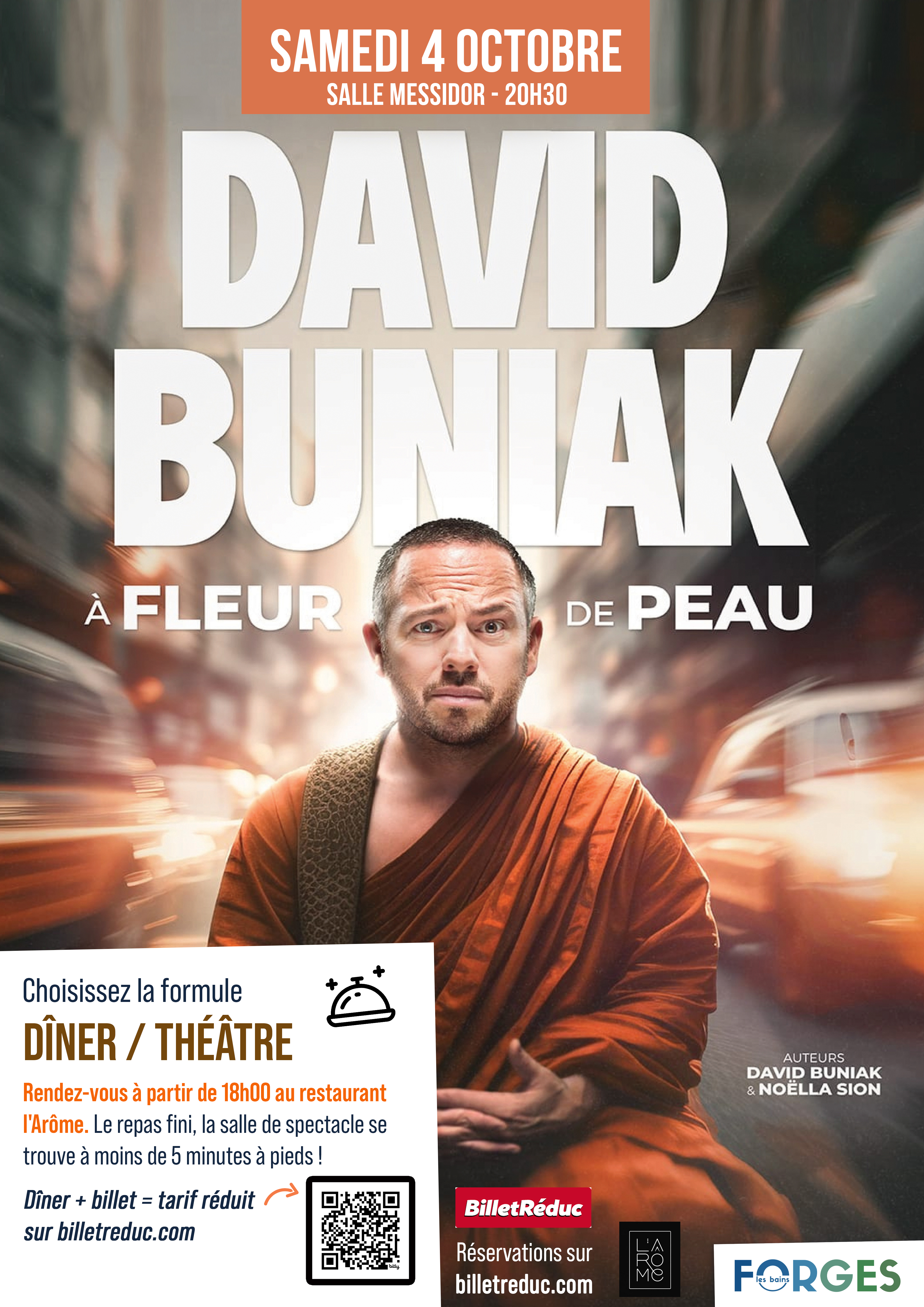 Du00eener / thu00e9u00e2tre - David Buniak A fleur de peau