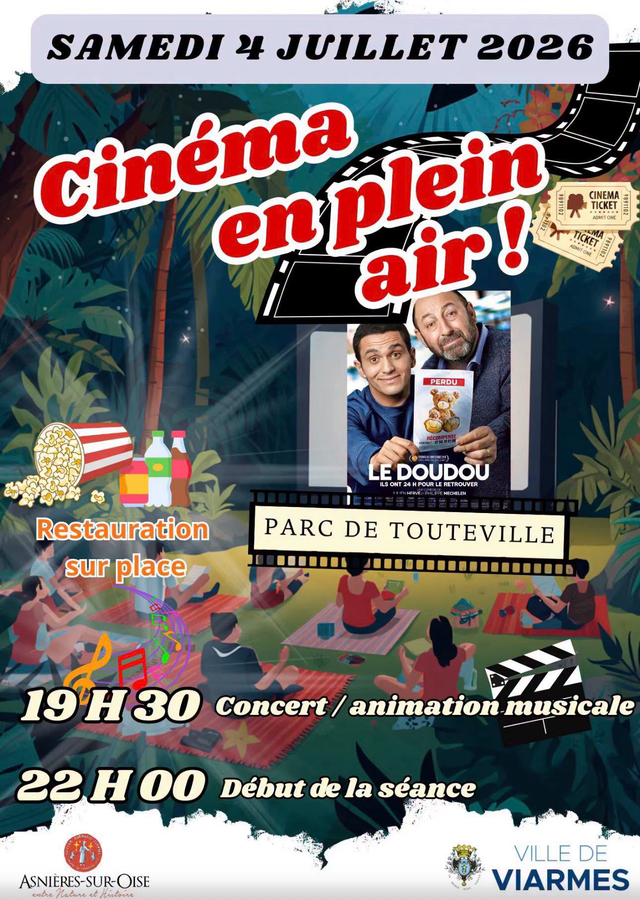 Cinéma en plain air !