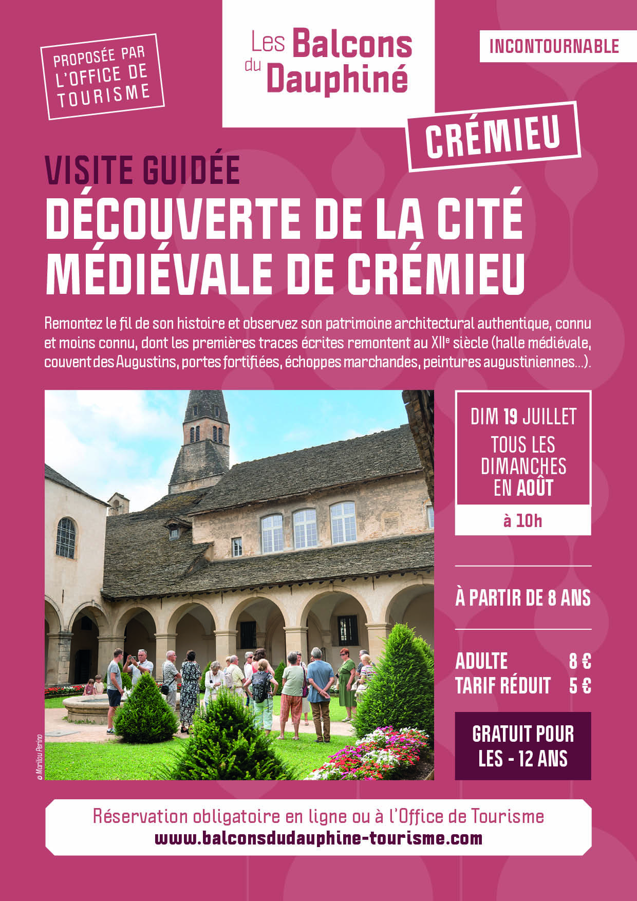 Visite guidée découverte de la cité médiévale de Crémieu