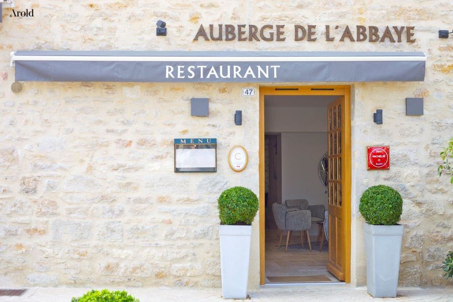 Entrée de l'Auberge de l'Abbaye