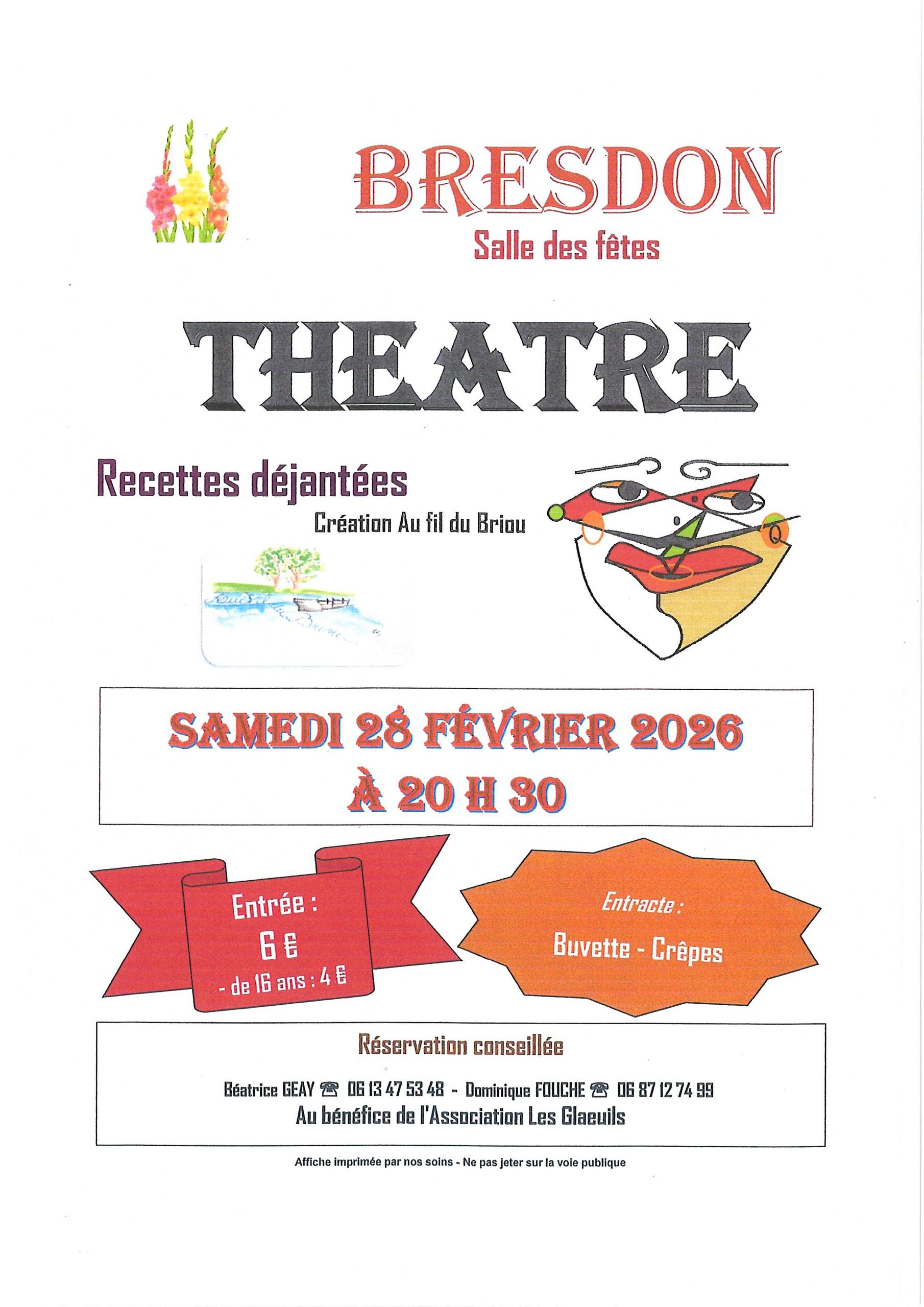 Théâtre - Recettes déjantées
