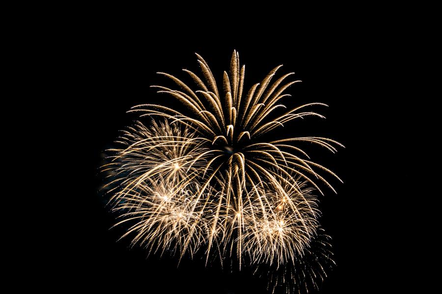 Feu d'artifice du 14 Juillet à Oraison