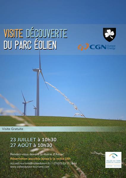 Visite découverte des éoliennes d'Assac