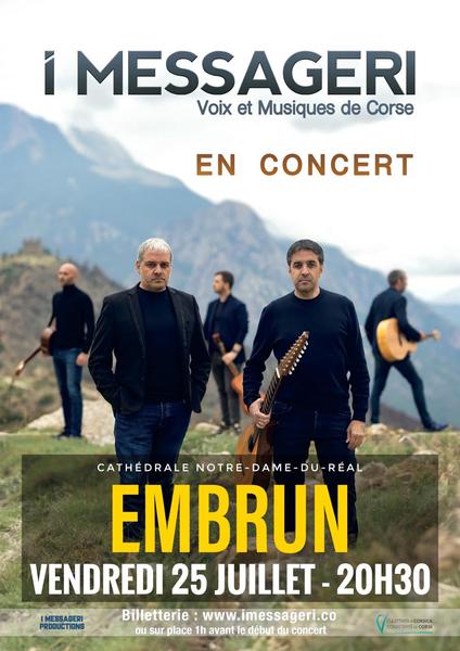 Concert I Messageri Voix et Musiques de Corse_Embrun - © I Messageri Concert I Messageri Voix et Musiques de Corse_Embrun - © I Messageri