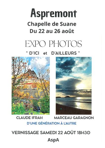 Expo photos 'D'ici et d'ailleurs'