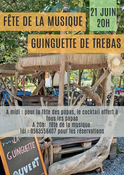 Fête de la musique à la guinguette