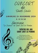 Concert de la Sainte Cécile Le 24 nov 2024