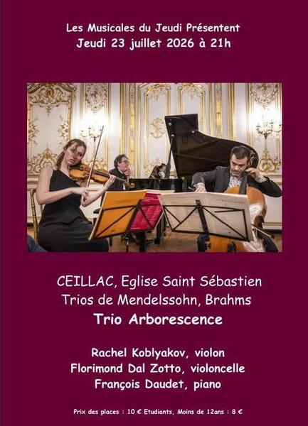 Les musicales du jeudi : Trio Arborescence