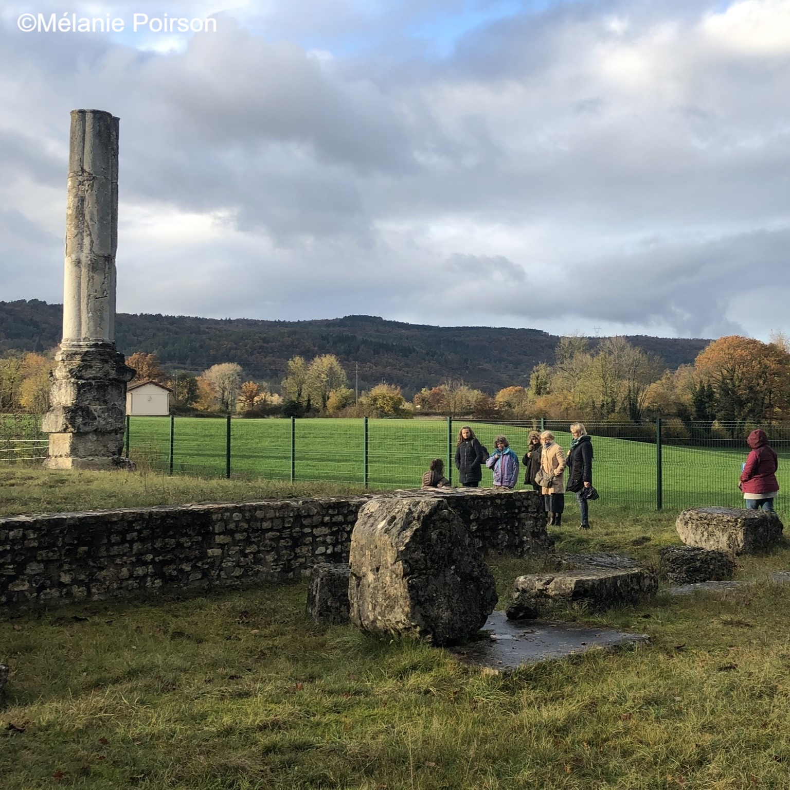 Visite des vestiges du temple