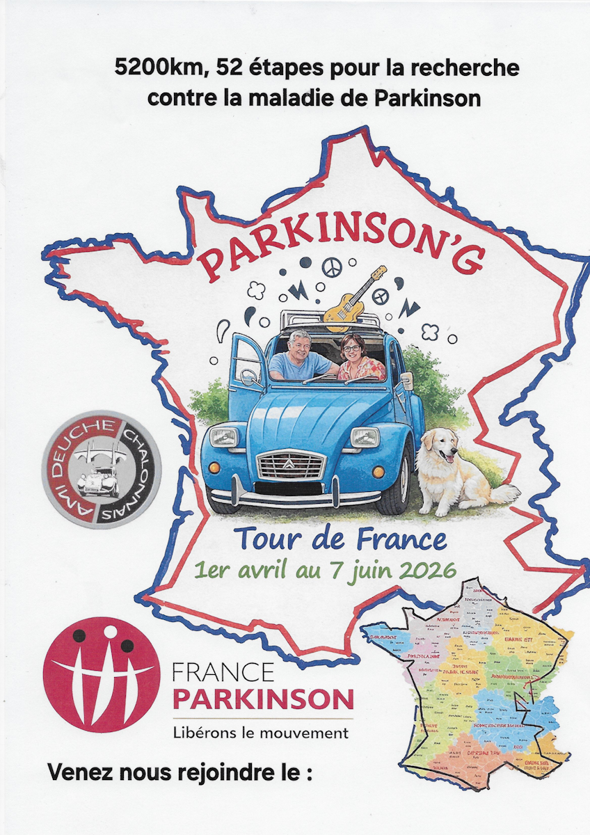 Parkinson’g - Tour de France en 2CV