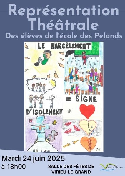 http://Représentation%20théâtrale%20Le%20harcelement%20=%20signe%20d'isolement