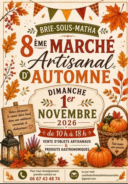 8ème marché artisanal d'automne