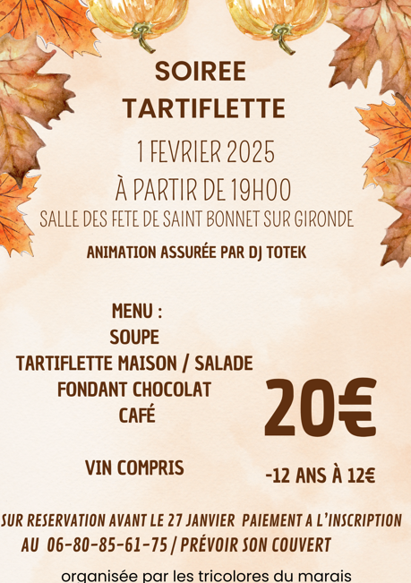 Soirée tartiflette
