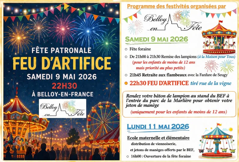 Fête patronale à Belloy-en-France