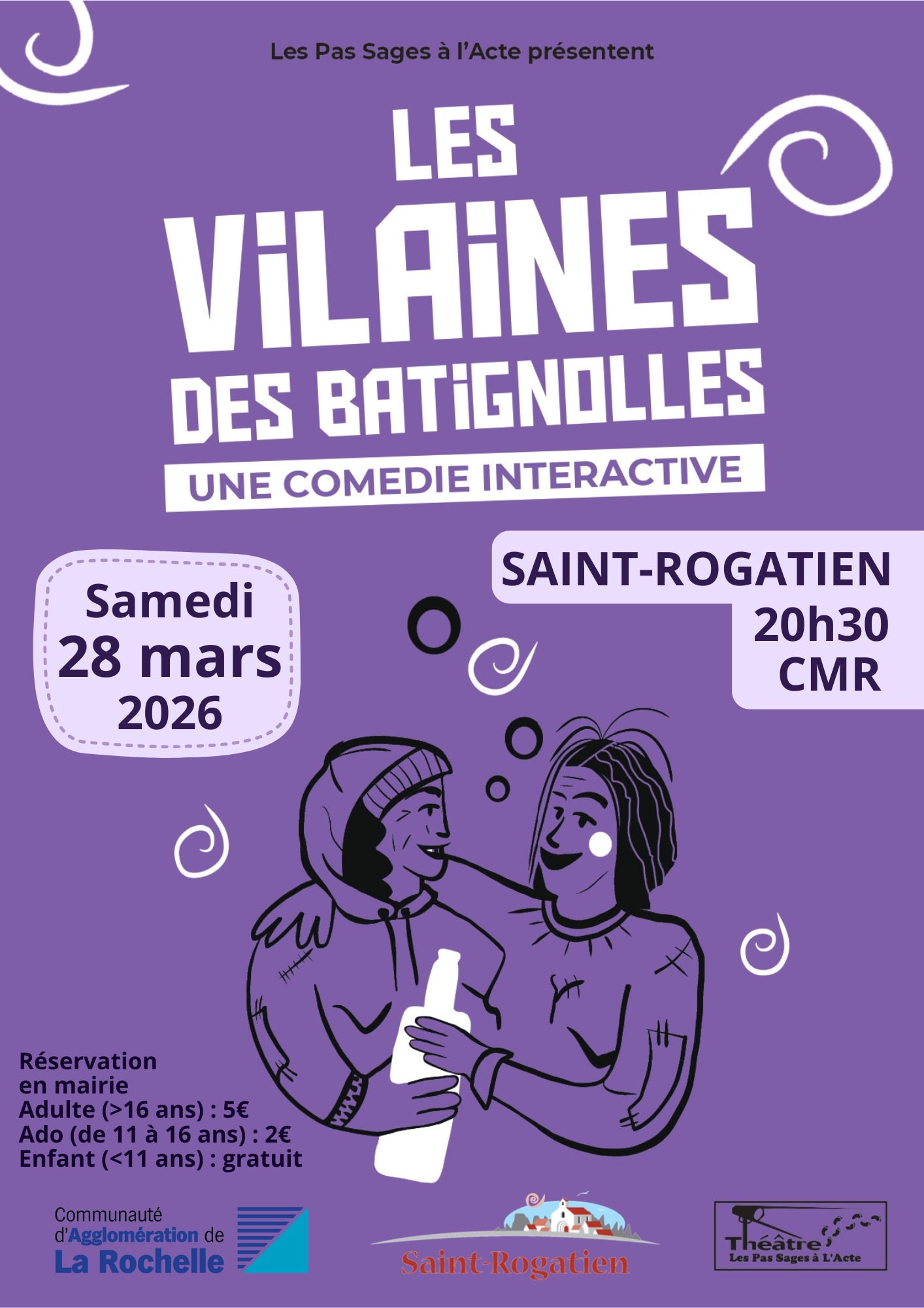 Théâtre "Les vilaines des Batignolles"
