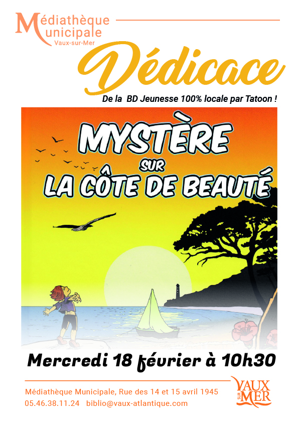 Présentation et dédicace de la BD  "Mystère sur la Côte de Beauté"