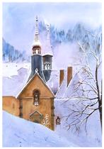 Exposition de Martine Vernet : Thème Neige_Saint-Pierre-de-Chartreuse