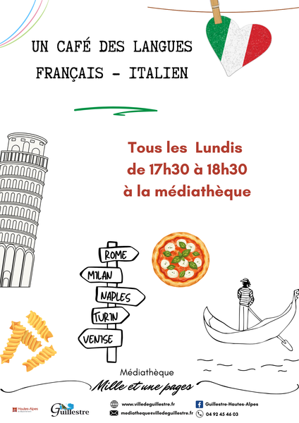 Café des langues en italien