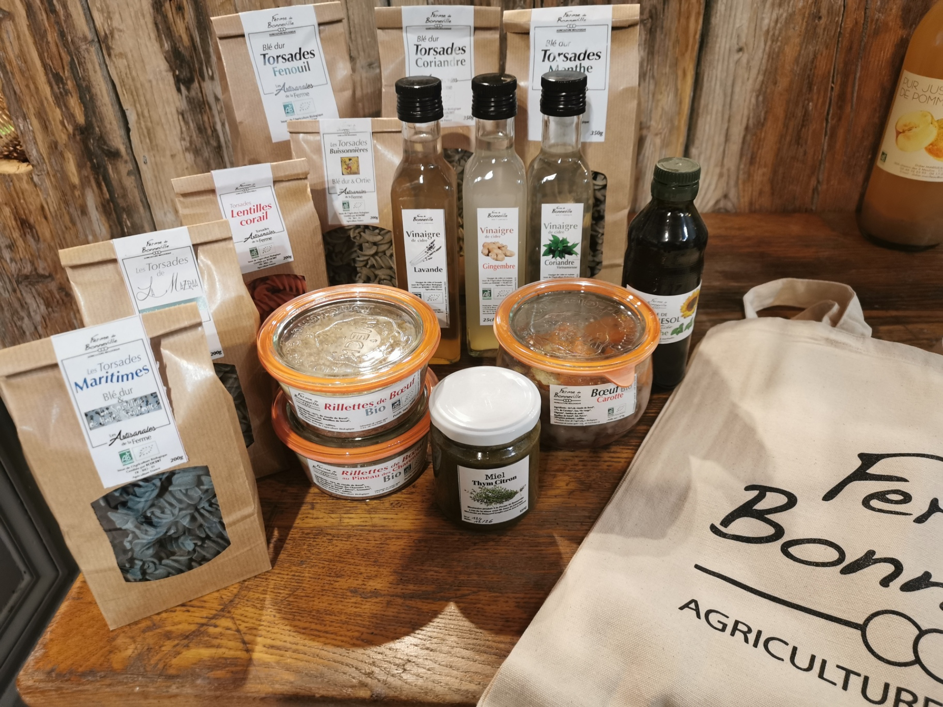 Le marché de la ferme de Bonneville
