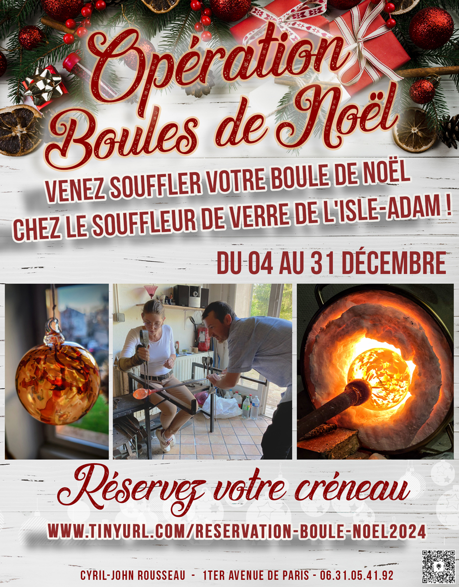 Opération souffler sa Boule de Noël en verre Du 4 au 31 déc 2024