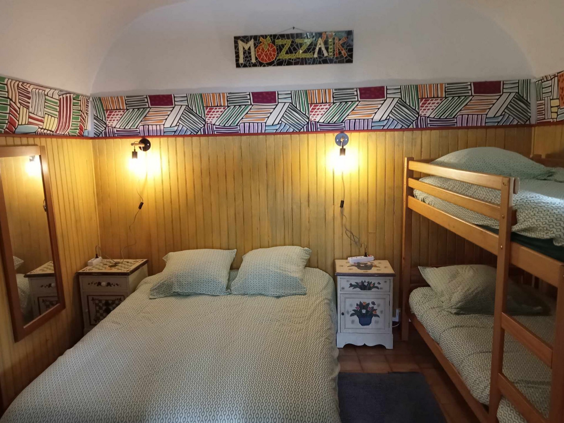 Gîte Mozza'ik - chambre lit deux places