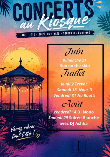 Concerts au Kiosque