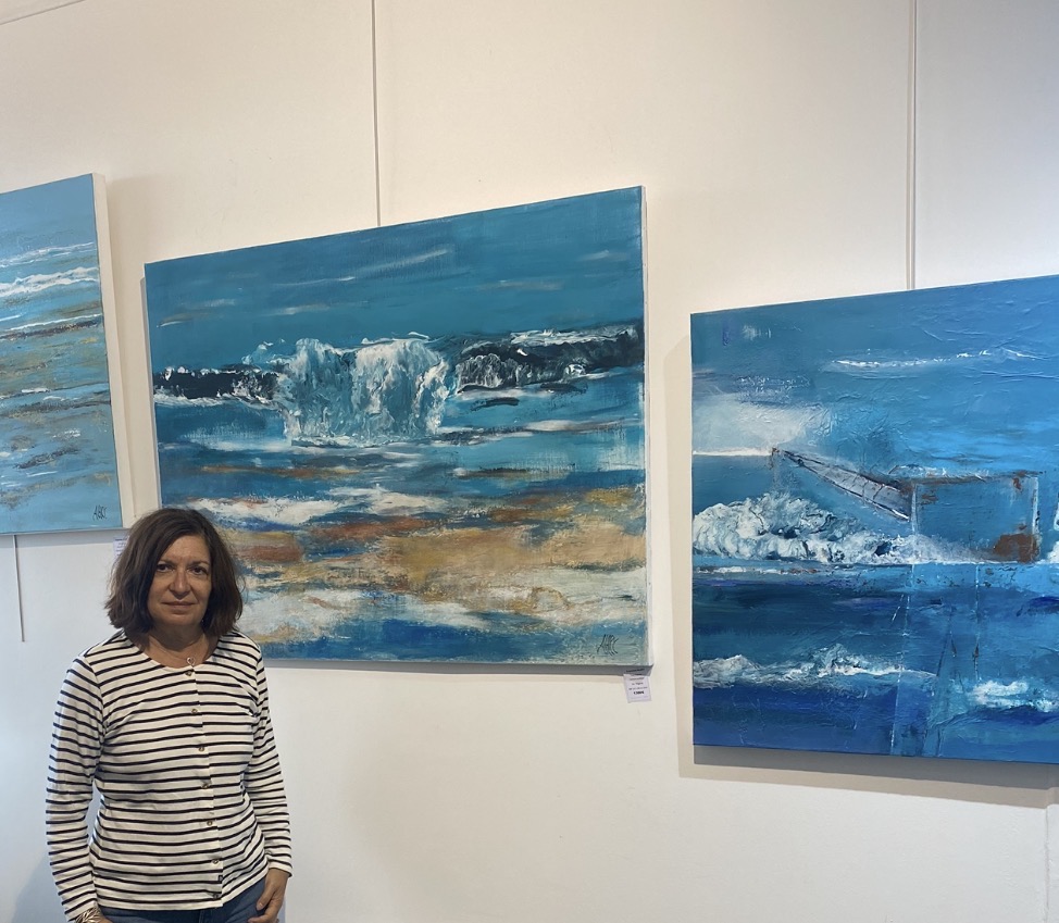 Vernissage exposition Francine Alary - A fleur d'eau