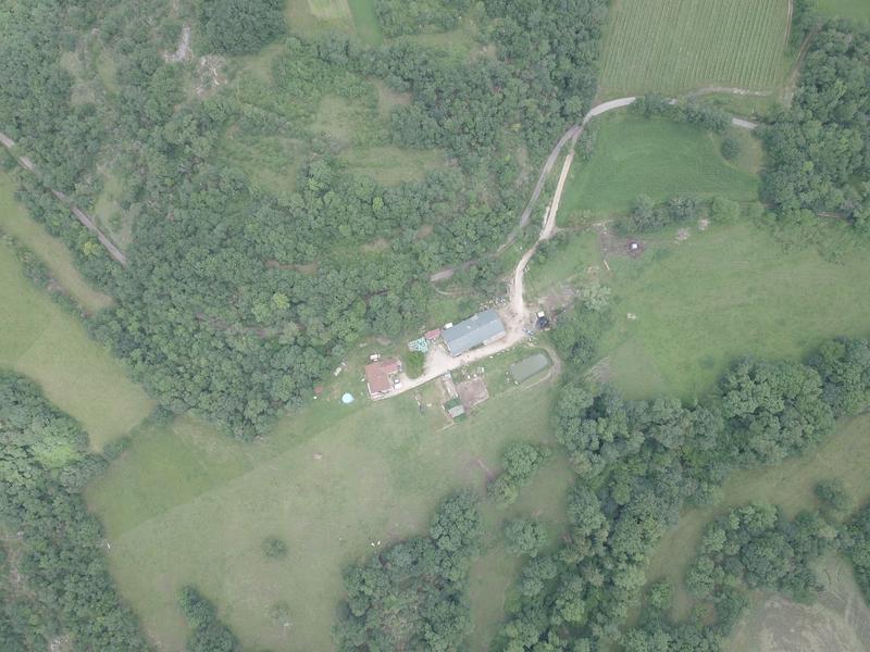 Vue aérienne de la Ferme du Narayerme
