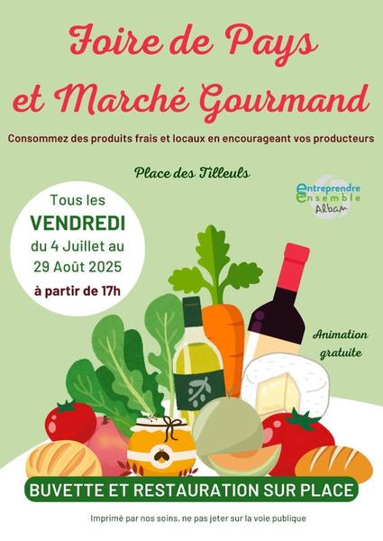 Marché gourmand d'Alban