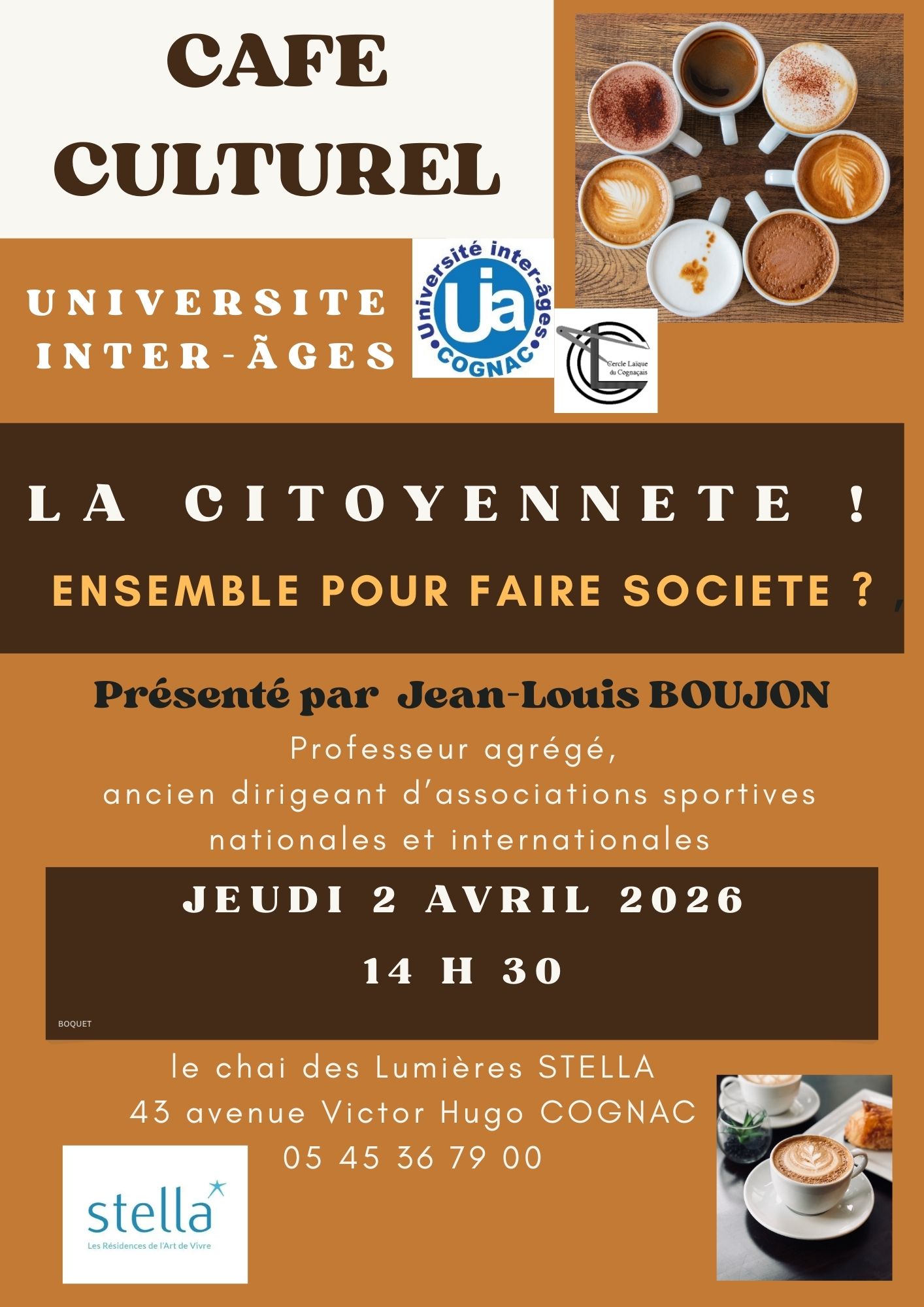 Café culturel | Université Inter-âges Cognac
